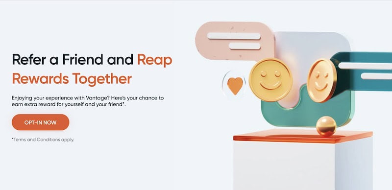 Vantage's Refer-a-Friend Program: Earn Up to $100 in Rewards